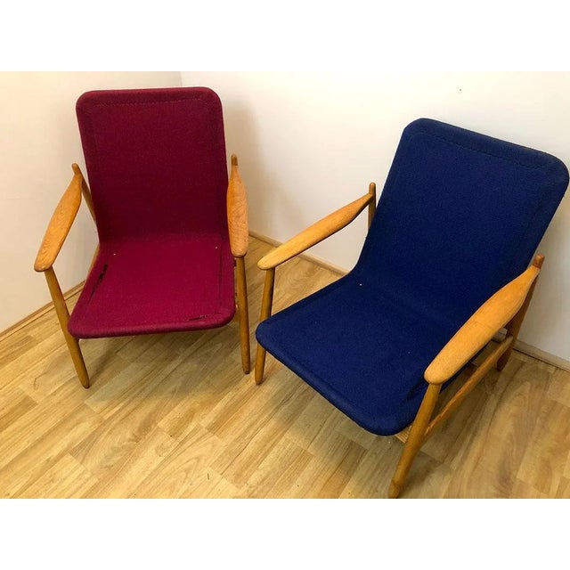 Wood Set of Vintage Armchairs, 1970s For Sale - Image 7 of 13