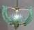 1950s 1950s Extra Rare Green Acquamarine Art Deco Barovier E Toso Chandelier For Sale - Image 5 of 16
