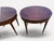 1920 English Sheraton Mahogany Leather Top Side/Sofa Tables, American Made. For Sale - Image 15 of 16