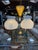 1950s 1950s Italian Murano Glass Table Lamps With Brass Base - a Pair For Sale - Image 5 of 13