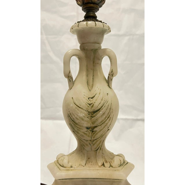 Antique Bronze and White Marble Floor Lamp Attributed to E.F. Caldwell For Sale In New York - Image 6 of 8