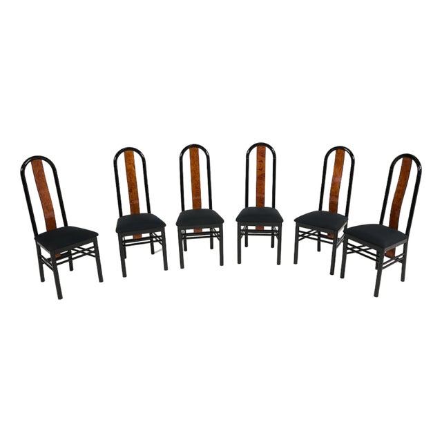 Vintage Chairs from GDM, Italy, 1980s, Set of 6 For Sale