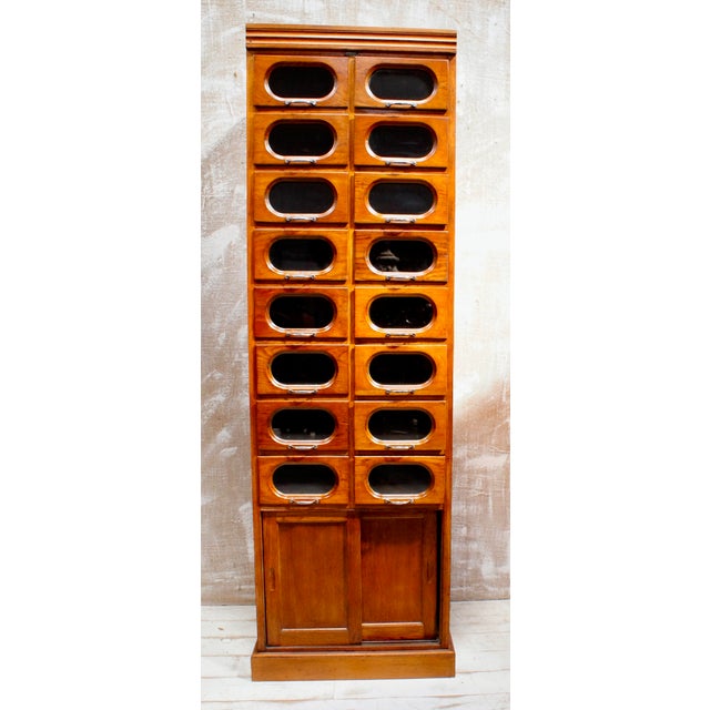 Vintage Haberdashery Shop Display Cabinet from Dudley & Co, 1940 For Sale - Image 13 of 13