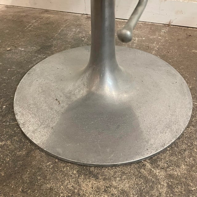 Mid Century Modern Bassick Flo-Tork Lucite Swivel and Reclining Chairs with Tulip Base - Set of 4 For Sale - Image 9 of 13