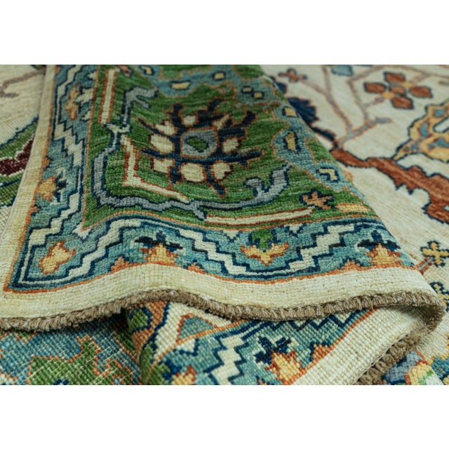 Textile Oriental Hand Knotted Rug 9'1" x 11'5" #20647 For Sale - Image 7 of 8