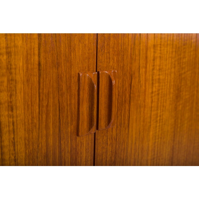 Teak Sideboard attributed to Svend Aage Larsen for Faarup Furniture Factory, Denmark, 1960s For Sale - Image 9 of 17