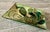 Gold Whimsical Late 20th-Century Reverse Painted Glass Decorative Peacock Tray For Sale - Image 8 of 18