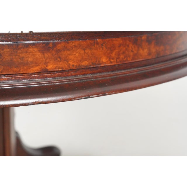 19th Century Victorian Style Expandable Walnut Dining Table For Sale - Image 12 of 13