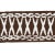 Not Yet Made - Made To Order Sample - Schumacher X Mary McDonald Tikki Tape Trim in Brown For Sale - Image 5 of 5