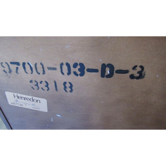 1980s Henredon Aston Court Mahogany Dresser Mahogany Banded For Sale - Image 10 of 10