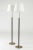 This is a pair of cool floor lamps from Falkenbergs Belysning, made from brass. The sleek square stems are dressed with...