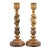 Wood Large Early 20th Century Candlesticks, 1920s, Set of 2 For Sale - Image 7 of 7