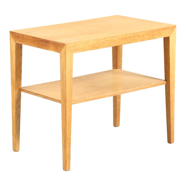 1960s Oak Side Table attributed to Severin Hansen for Haslev Møbelsnedkeri, Denmark, 1960 For Sale - Image 5 of 5