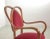Set of Mid-Century French Red Velvet Armchairs, 1950s For Sale - Image 13 of 14