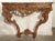 18th Century Traditional Oak Regency Console With Rouge Marble Top For Sale - Image 4 of 13