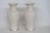 Lenox Ming Blossom Vase Pair of 2 Embossed Ivory Porcelain With Gold Trim 4930b For Sale - Image 15 of 17