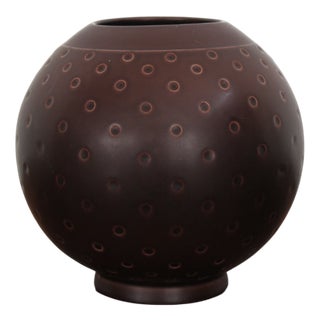 Scandinavian Ceramic Aluminia Marselis Series Vase by Nils Thorsson for Royal Copenaghen, Denmark, 1950s For Sale