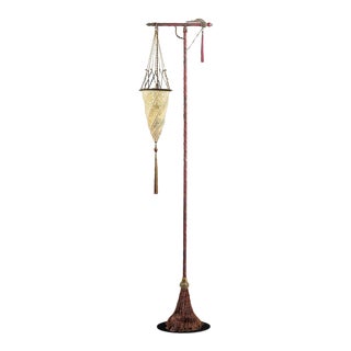 Fortuny Cesendello Silk Moroccan Floor Lamp For Sale