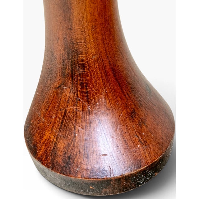 Late 20th Century Queen Anne Style Carved Mahogany Vasiform Splat Side Chair For Sale - Image 9 of 13