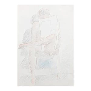 Man Reading Newspaper by James Bone