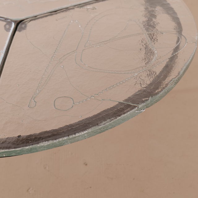 Lothar Klute – Exceptional Round Coffee Table, 1982 This exceptional round table was designed and produced by Lothar Klute...