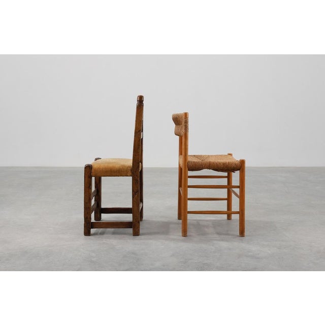 Spain / 19th century / side chair / oak, fabric / Spanish / Antique / French Provincial A charming 19th-century Spanish...