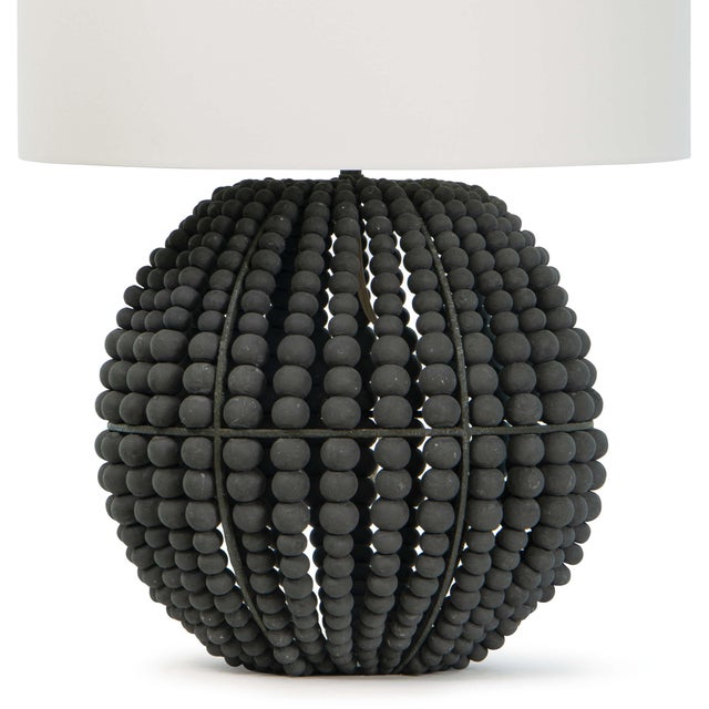 2020s Regina Andrew Tropez Table Lamp in Grey For Sale - Image 5 of 6