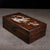 Traditional Late 20th Century Wooden Box With Mother-of-Pearl Bird and Floral Inlay For Sale - Image 3 of 9