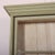 Very good 19th C English painted pine dresser with sliding glazed doors. 1840 Shelf depth 21.5cm This piece is designed in...