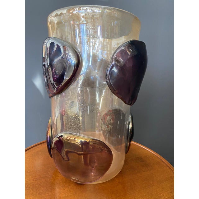 Murano Glass Vase by Costantini, 1990s For Sale - Image 3 of 11