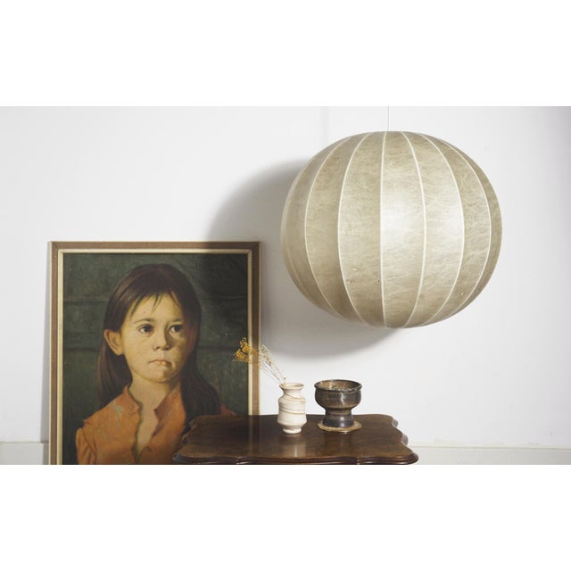 Cocoon Création Pendant Lamp by Achille Castiglioni for Flos, 1960s For Sale - Image 11 of 11