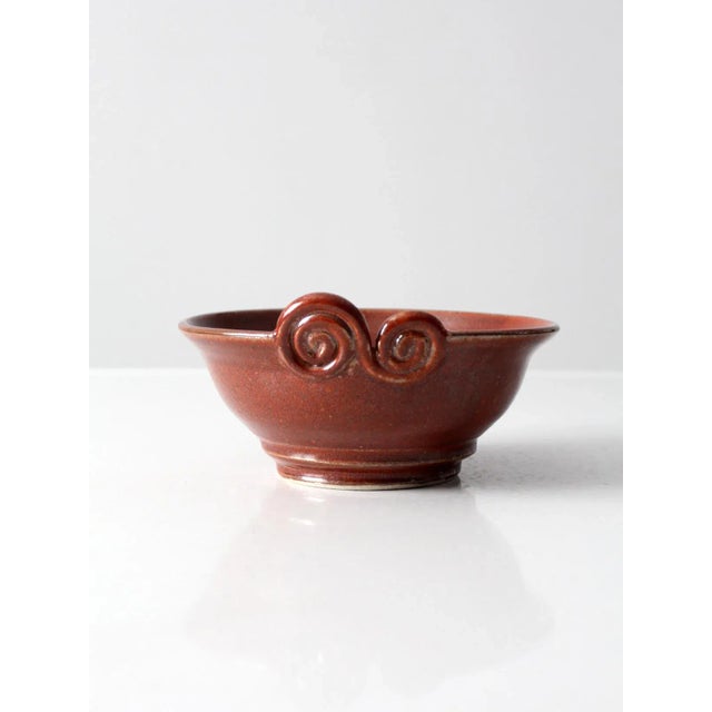 Vintage Studio Pottery Bowl For Sale - Image 6 of 9