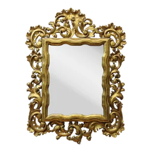Italian Carved Gilt Wood Mirror
