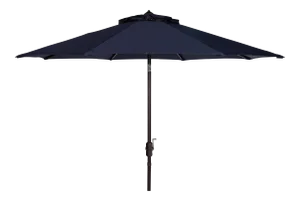 Resistant 9 Ft Auto Tilt Crank Umbrella in Navy