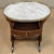 Antique French Neoclassical Oval End Table With Carrara Marble For Sale - Image 14 of 17