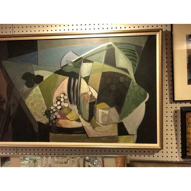 Sam Stetson(1911-1990) "Lemons in low key", 1974 oil on canvas. Signed New York 197. Born in Louisville, Kentucky, Sam...