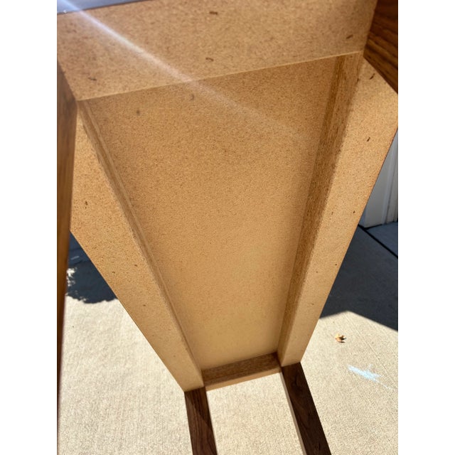 Brown 1970s Veneer Parsons Bench For Sale - Image 8 of 9