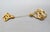 Vintage 1980s Signed Givenchy Goldtone Knots Jabot Brooch For Sale In Philadelphia - Image 6 of 7
