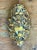 Traditional Vintage Italian Scagliola Gilt Tipped Pigmented Plaster Turtle Shell For Sale - Image 3 of 12