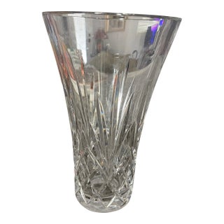 1980s Decorative Glass Vase For Sale