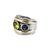 David Yurman David Yurman 925 Silver 14k Yellow Gold Renaissance 3 Stone Cocktail Ring, Size 6 For Sale - Image 4 of 9