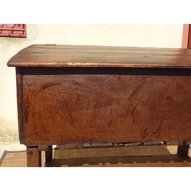 Vintage Brown Oak Dish Drainer For Sale - Image 4 of 18
