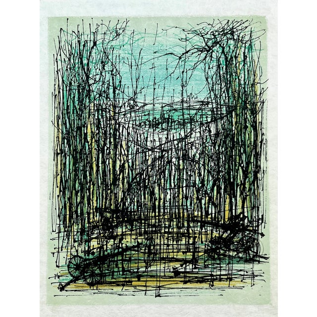 Jean Carzou Original Lithograph L’adieu Aux Armes 9 Mourlot 1964 For Sale