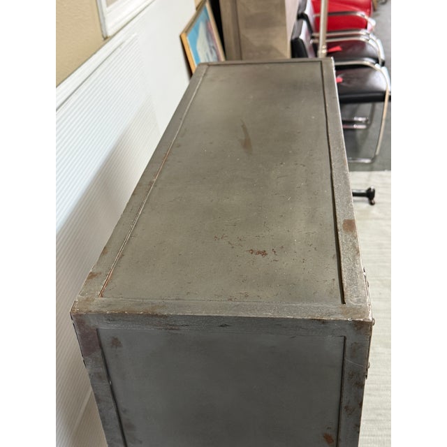 Restoration Hardware Industrial Metal Bookshelf For Sale In San Francisco - Image 6 of 13