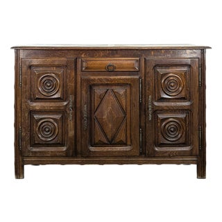 Oak Sideboard in the style of Dudouyt For Sale