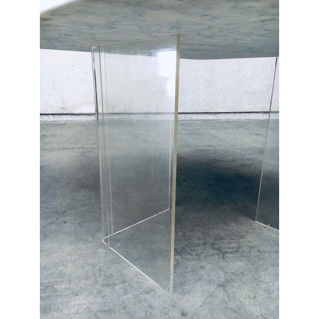 Stone Minimalist Marble Floating Dining Table, Italy, 1970s For Sale - Image 7 of 18