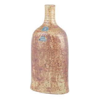BottleShaped Vase in Stoneware by Blommenhus Keramik, Nyköping, Sweden, 1960s For Sale