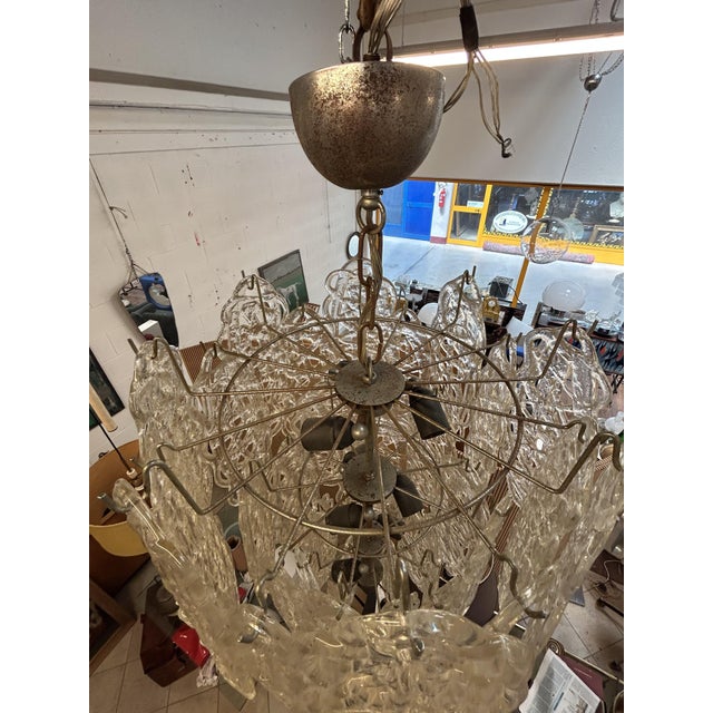 Chandeliers from Mazzega, 1970, Set of 2 For Sale - Image 8 of 9