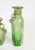 Pair of antique blown glass vases with scavo finish origin italy period twentieth century materials antique blown glass,...