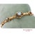 Vintage 14k 585 Solid Yellow Gold Natural Opal Bangale Bracelet For Sale - Image 9 of 12